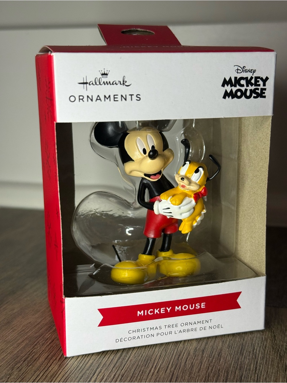 Disney Mickey Mouse Red Black Yellow Ornament